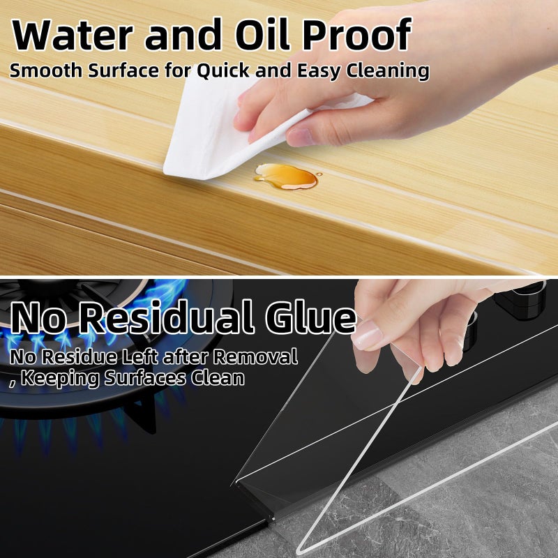 COUMENO Clear Edge Protector Safe Corner Protector  Anti-Sharp Edge Protector  for Furniture  Drawers  Tables  Cabinets 1.18inX16.4FT - Image 4